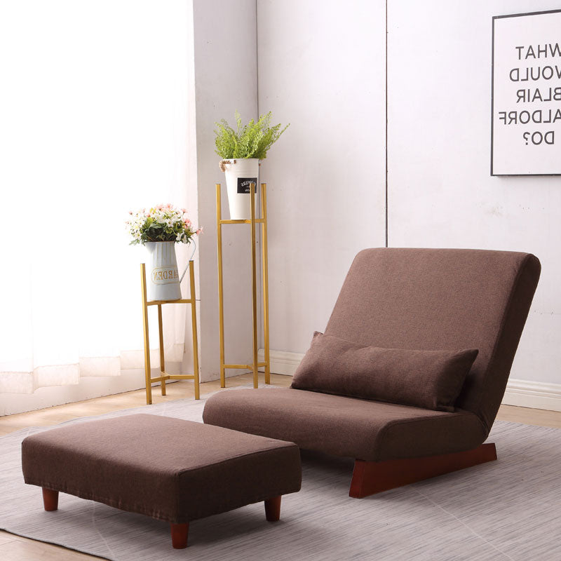 Single Seat Sofa Bed Modern Fabric Japanese Living Room Furniture Armless  Decors