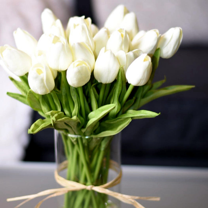 10PCS Tulip Bouquet for Wedding, Home, Garden Decor - Karma's Peaces